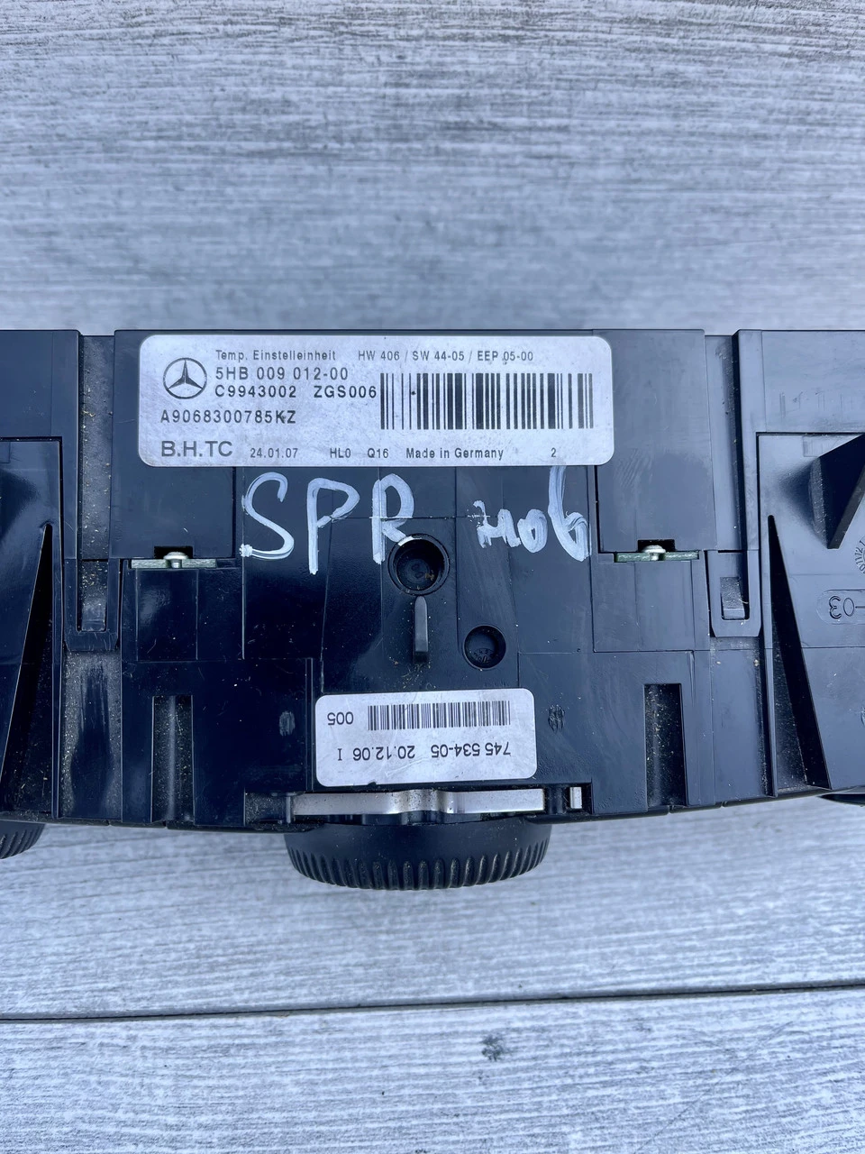 Блок керування клімат-контролю печії Mercedes Sprinter 906 VW Crafter 9068300985 - фото 3