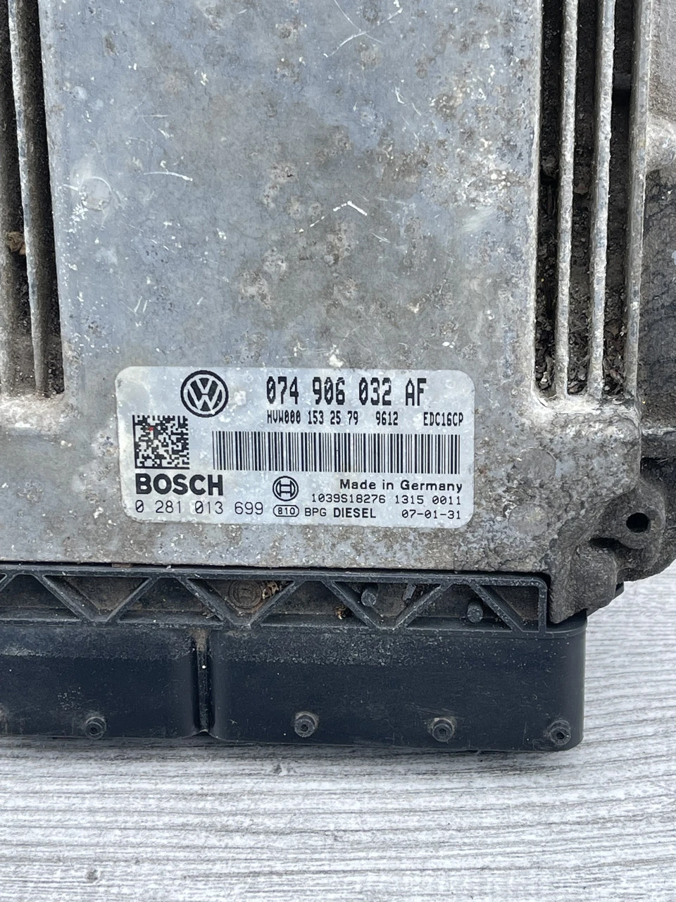 Блок керування двигуном Volkswagen Crafter Фольксваген Крафтер 074906032AF - фото 2