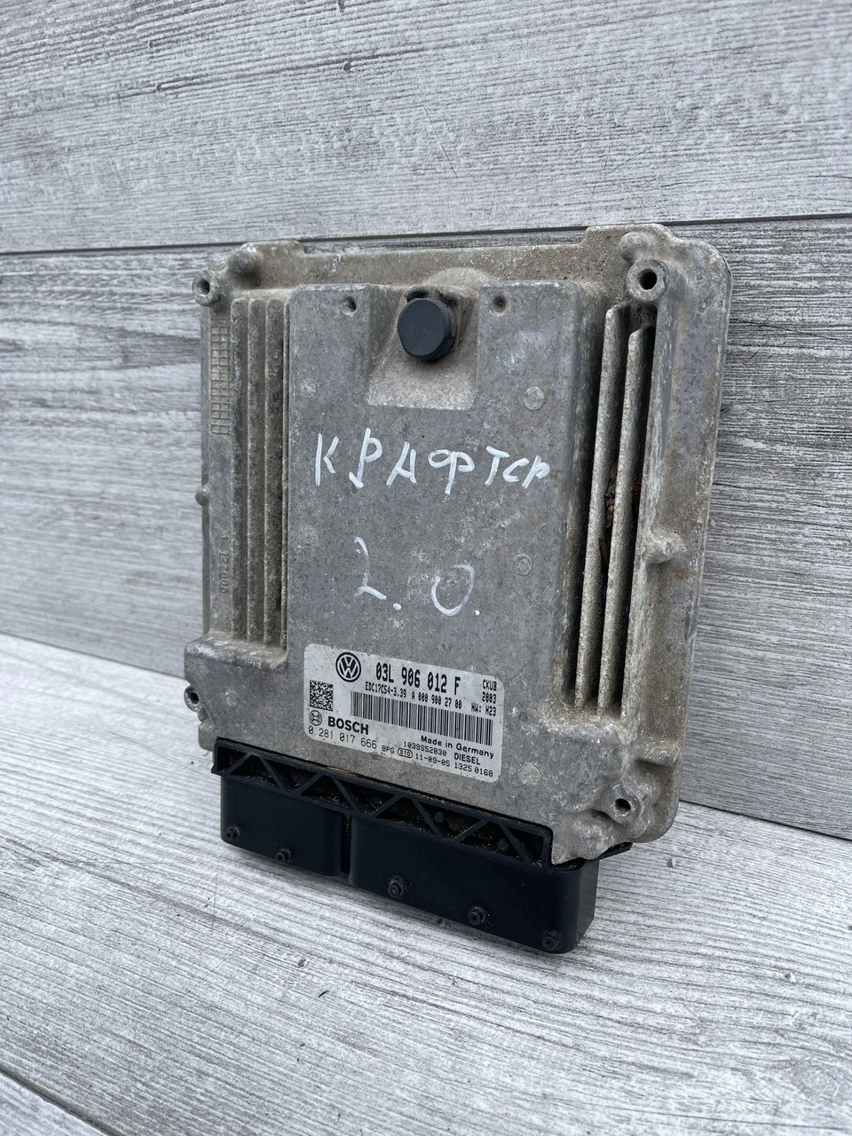 Блок керування двигуном Volkswagen Crafter Фольксваген Крафтер 03L906012F - фото 1