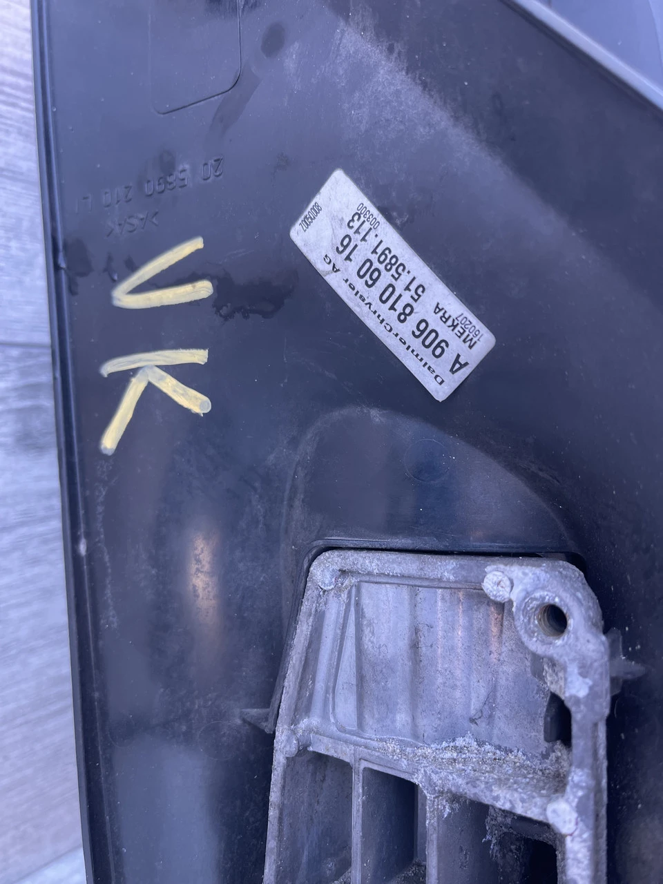 Дзеркало заднього огляду ліве Volkswagen Crafter Mercedes Sprinter 906 A9068106016 - фото 5