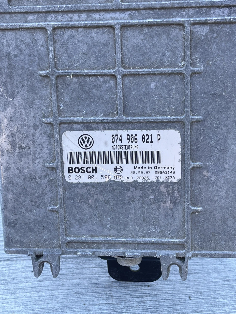 Блок управления двигателем Volkswagen LT 074906021P - фото 3