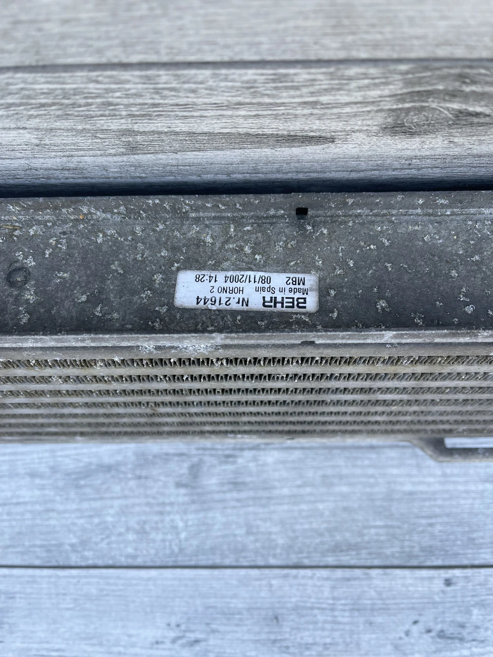 Інтелкулер (Радіатор інтеркулера) Mercedes Vito 639 2003-2010г - фото 2