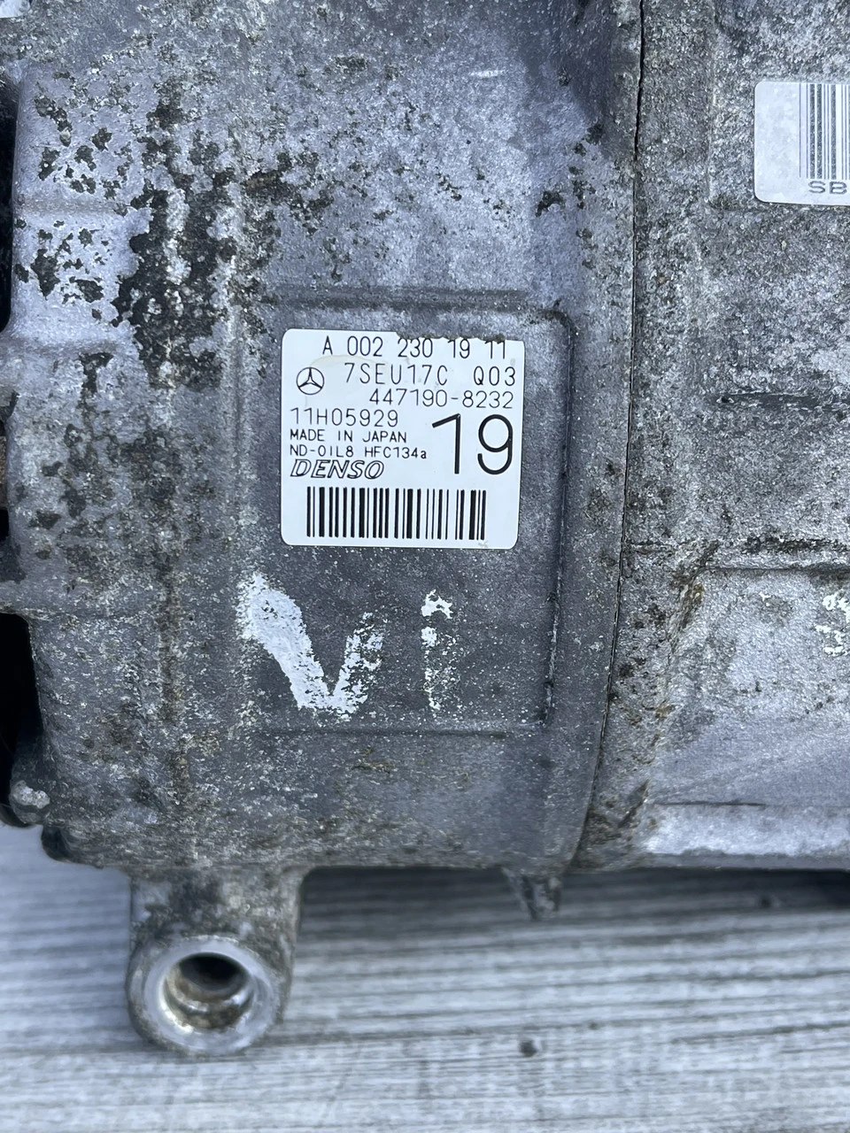 Компресор кондиціонера Vito 639 Віто 639 A0022301911 - фото 2