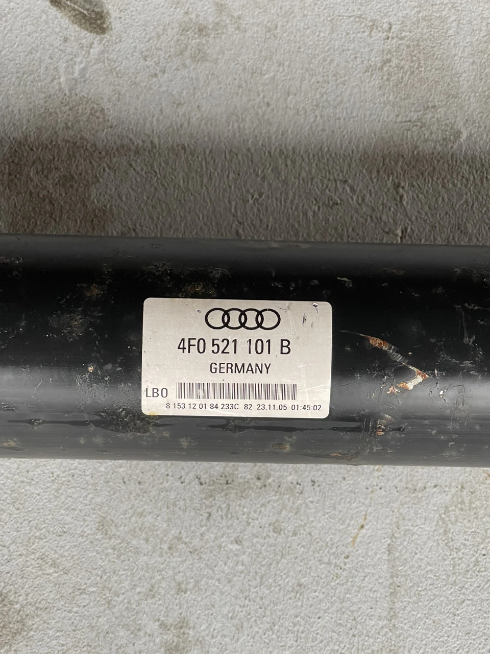 Кардан Audi A6 C6 2.7 3.0 Quattro Карданний вал Аудіо А6 С6 4F0521101B - фото 3