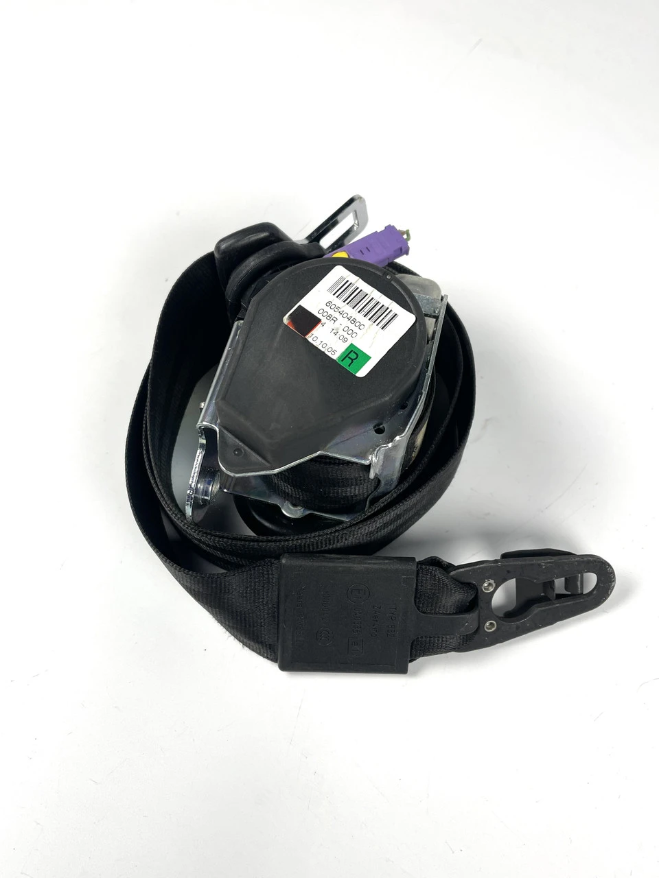 Ремінь безпеки передній правий Audi A6 C6 2004-2011р Аудіо A6 C6 605404800 - фото 2