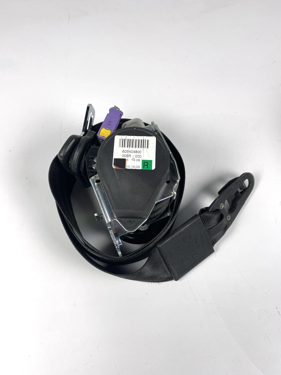 Ремінь безпеки передній правий Audi A6 C6 2004-2011р Аудіо A6 C6 605404800 - фото 3