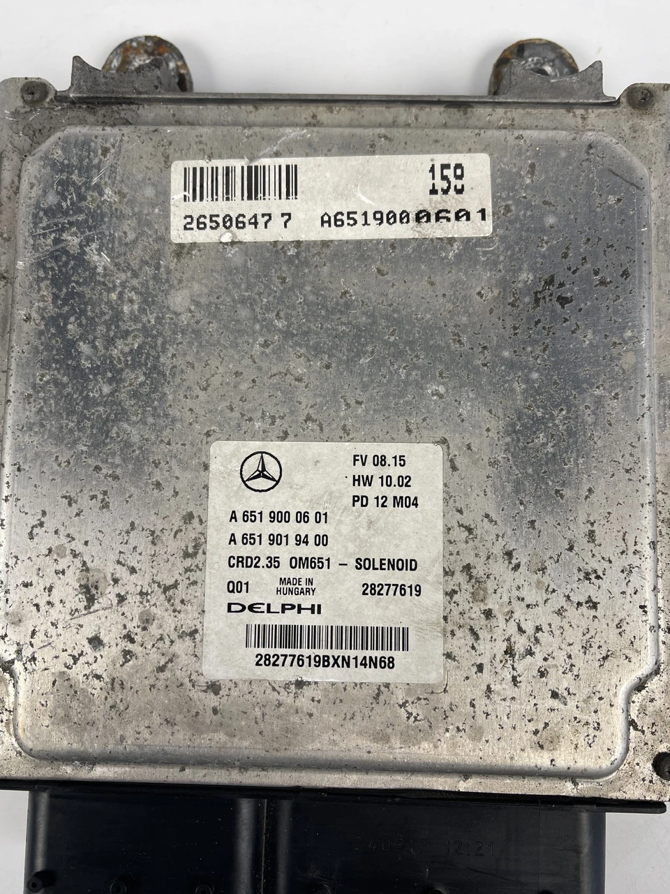 Блок керування двигуном Mercedes Sprinter 906 om651 (ЕБУ) 2.2 Мерседес Спринтер 906 A6519000601 A6519019400 - фото 2