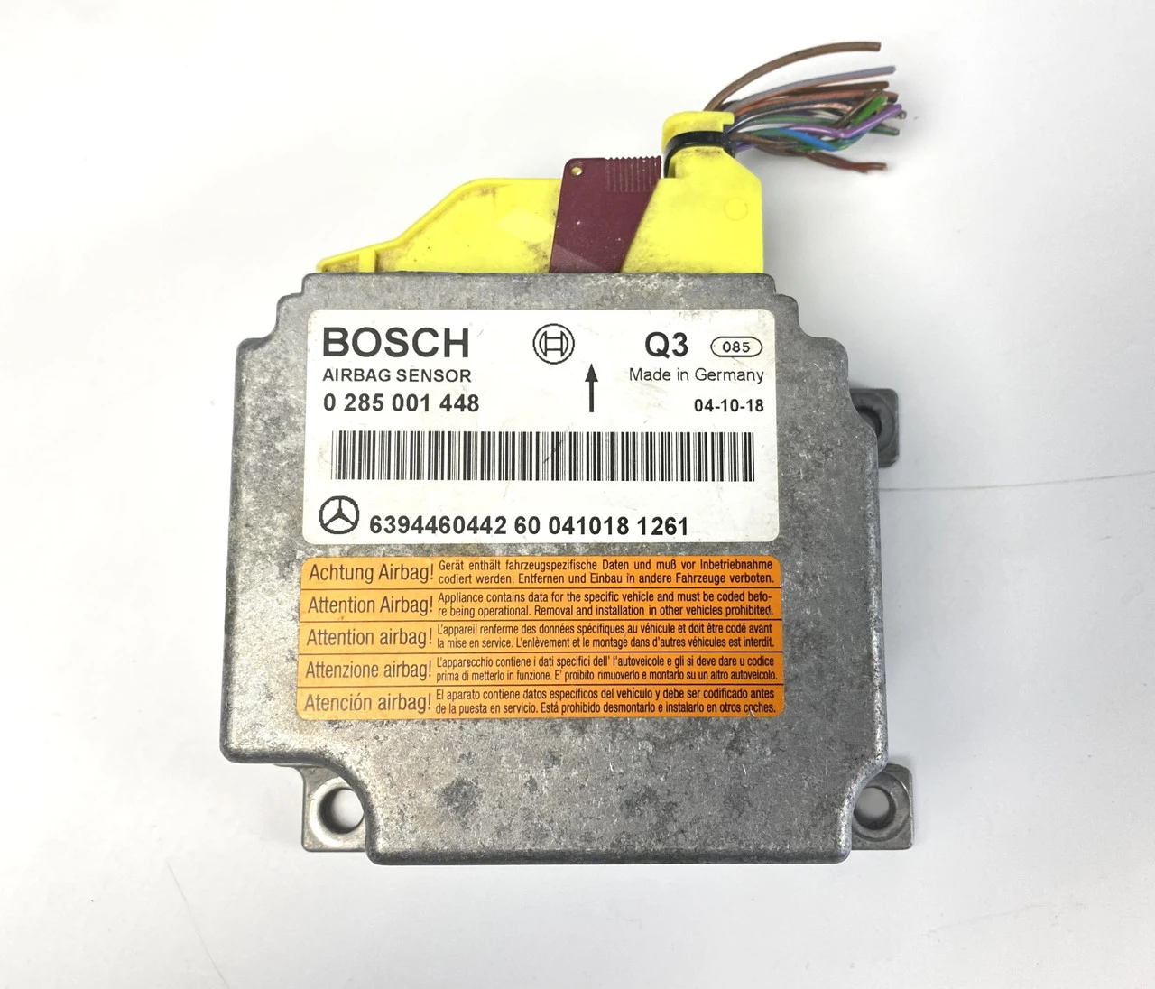 Блок керування подушками безпеки (ЕБУ AIRBAG) Mercedes Vito W639 (2003-2014) 6394460442 0285001448 - фото 1