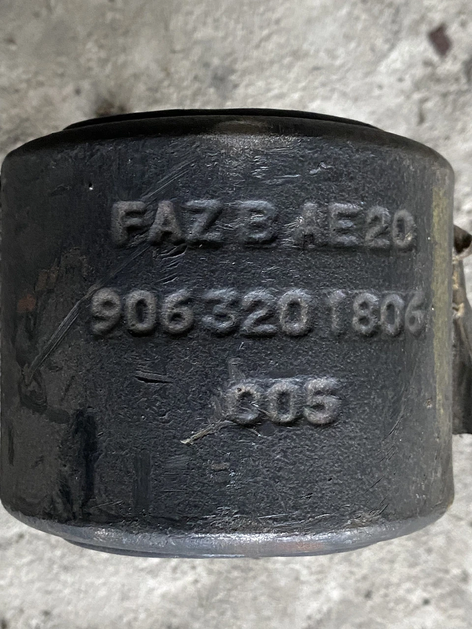 Ресорна задня корінна однокаткова Volkswagen Crafter Фольксваген Крафтер 9063201806 - фото 2