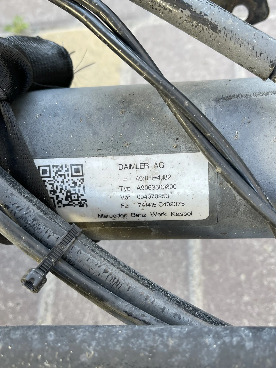 Задній міст Mercedes Sprinter 906 46:11 Мерседес Спринтер 906 A9063500800 - фото 6