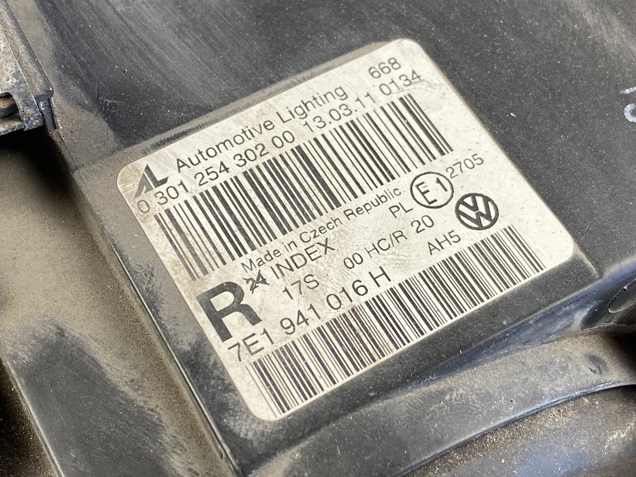 Фара права Volkswagen T5 GP 2010-2015 Фольксваген Т5 7E1941016H - фото 3
