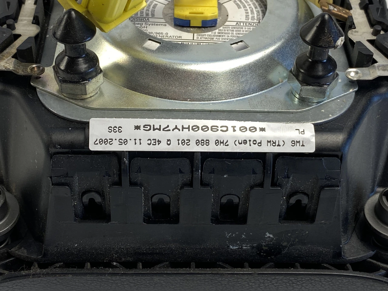 Подушка безпеки Airbag Volkswagen T5 2003-2010 7H0880201Q - фото 2