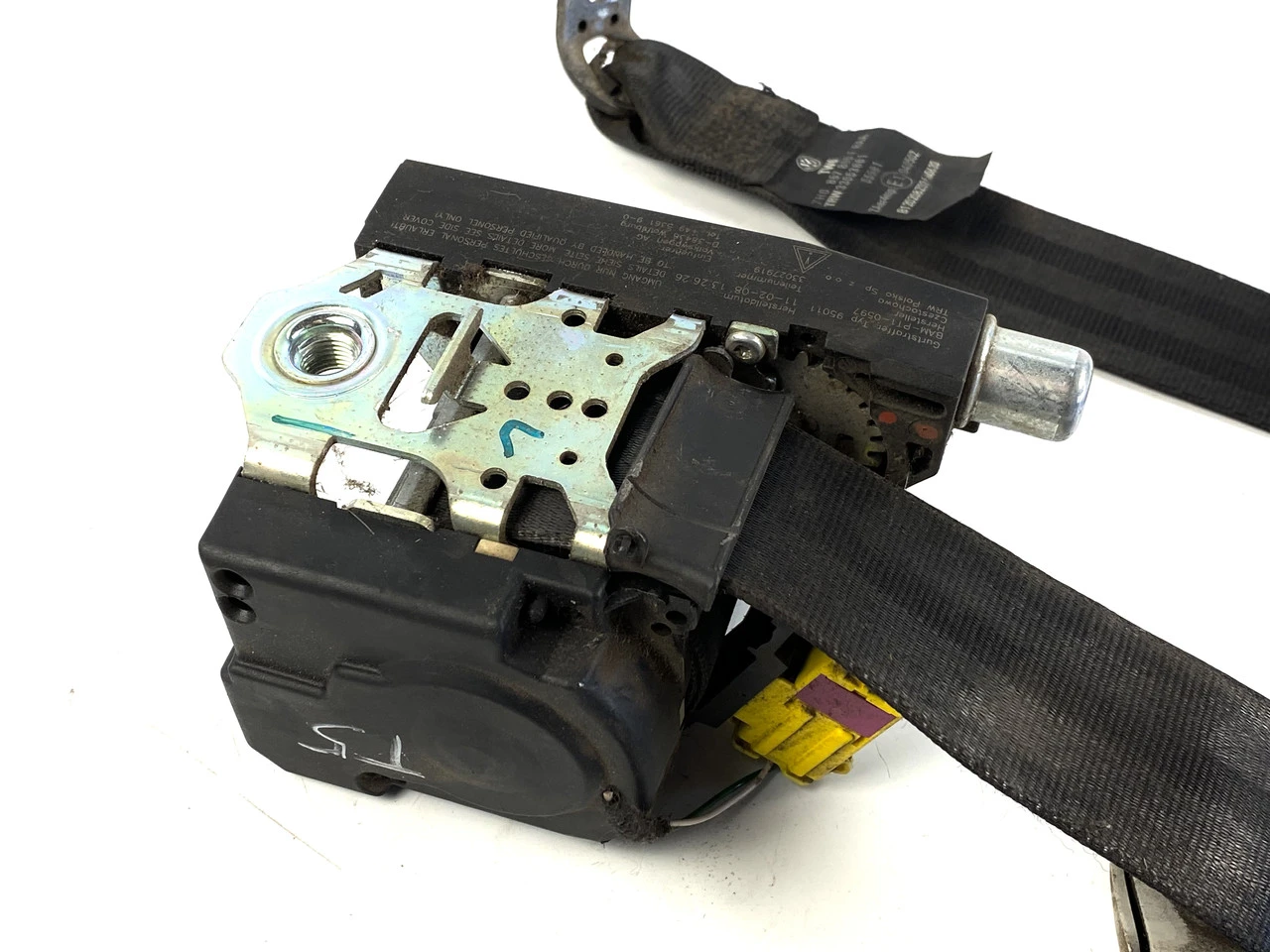 Ремінь безпеки передній лівий VW T5 2003-2010 Фольксваген Т5 7H0857805F - фото 1