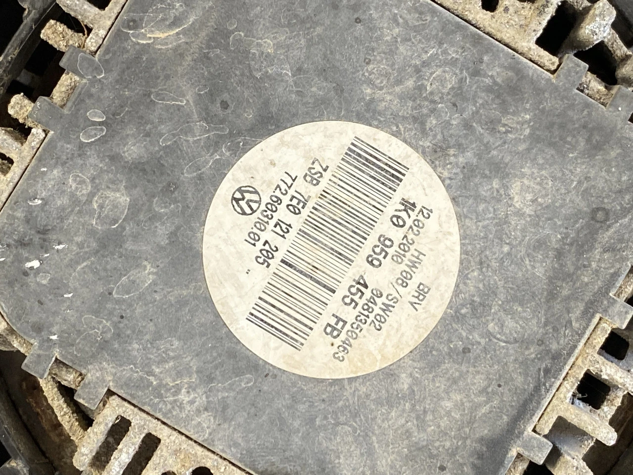 Дифузор вентилятор у зборі VW T5 GP 2010-2015 Фольксваген Т5 1K0959455FB 7E0121207B - фото 2