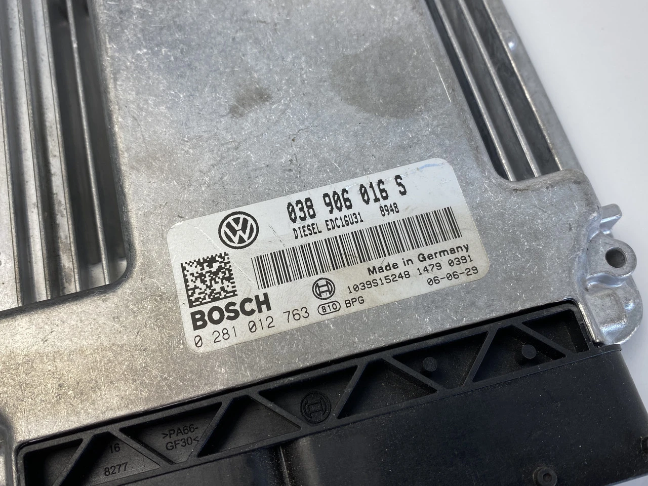 Електронний блок керування (ЕБУ) Volkswagen T5 1.9 038906016S - фото 1