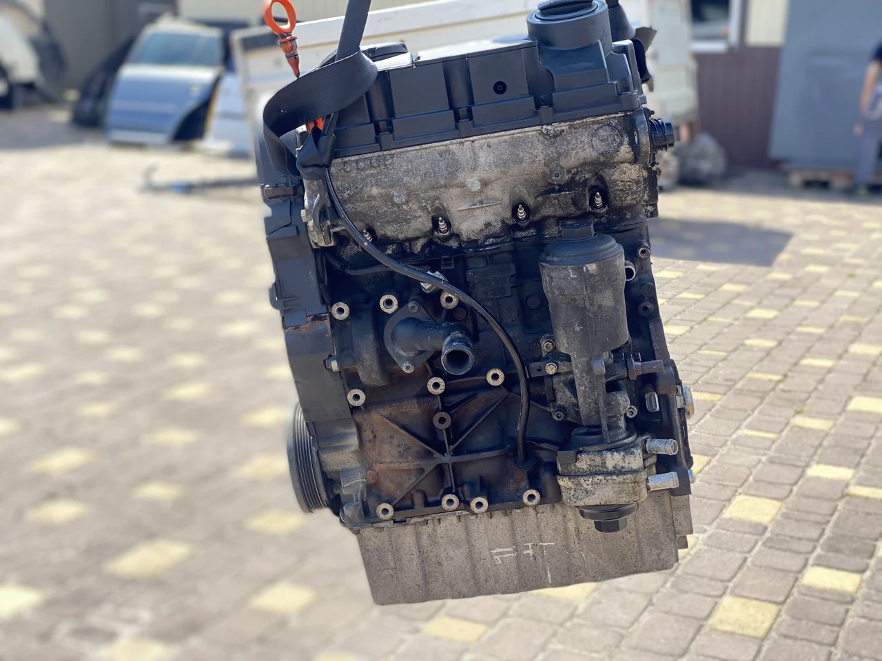 Двигун VW T5 1.9TDI BRR 2003-2010 Мотор Фольксваген Т5 - фото 3