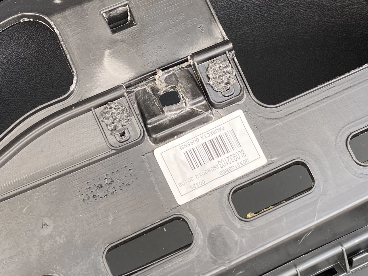 Торпеда Renault Megane 3 2008-2015 Рено Меган 3 681005907R - фото 3