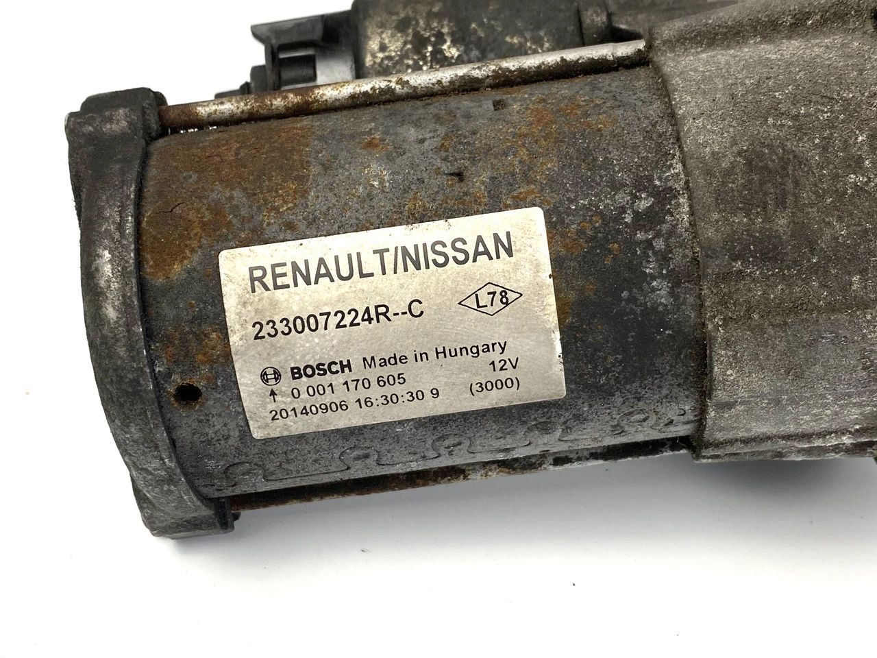 Стартер Renault Megane 3 1.5 dCi 2009-2015 Рено Меган 3 233007224R - фото 1