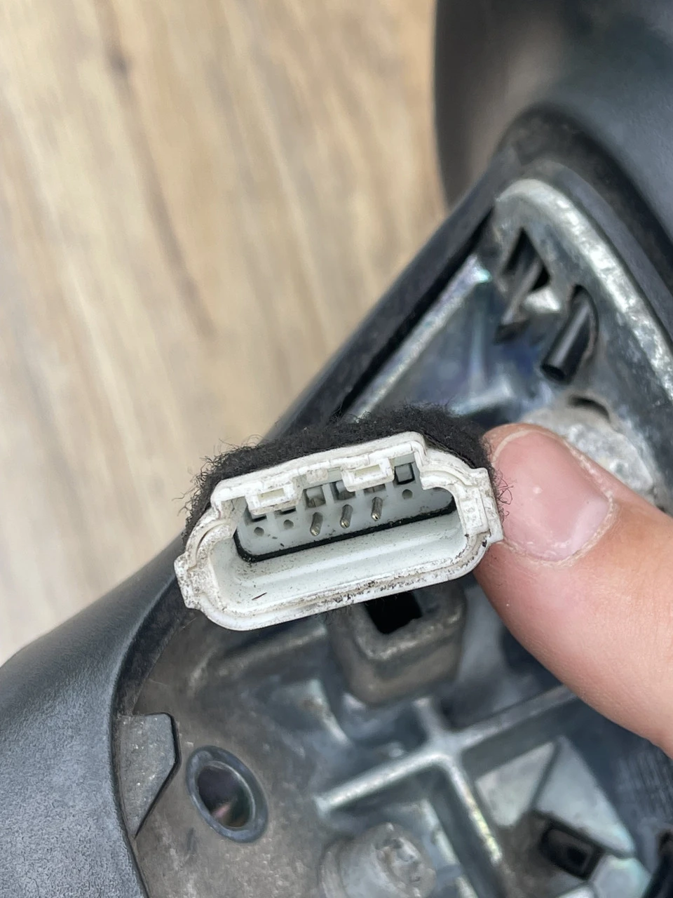 Дзеркало заднього виду (праве) Fiat Punto 500 Evo 7 pin 2006-2012 Зеркало Фиат Пунто Оригінал б/у - фото 3