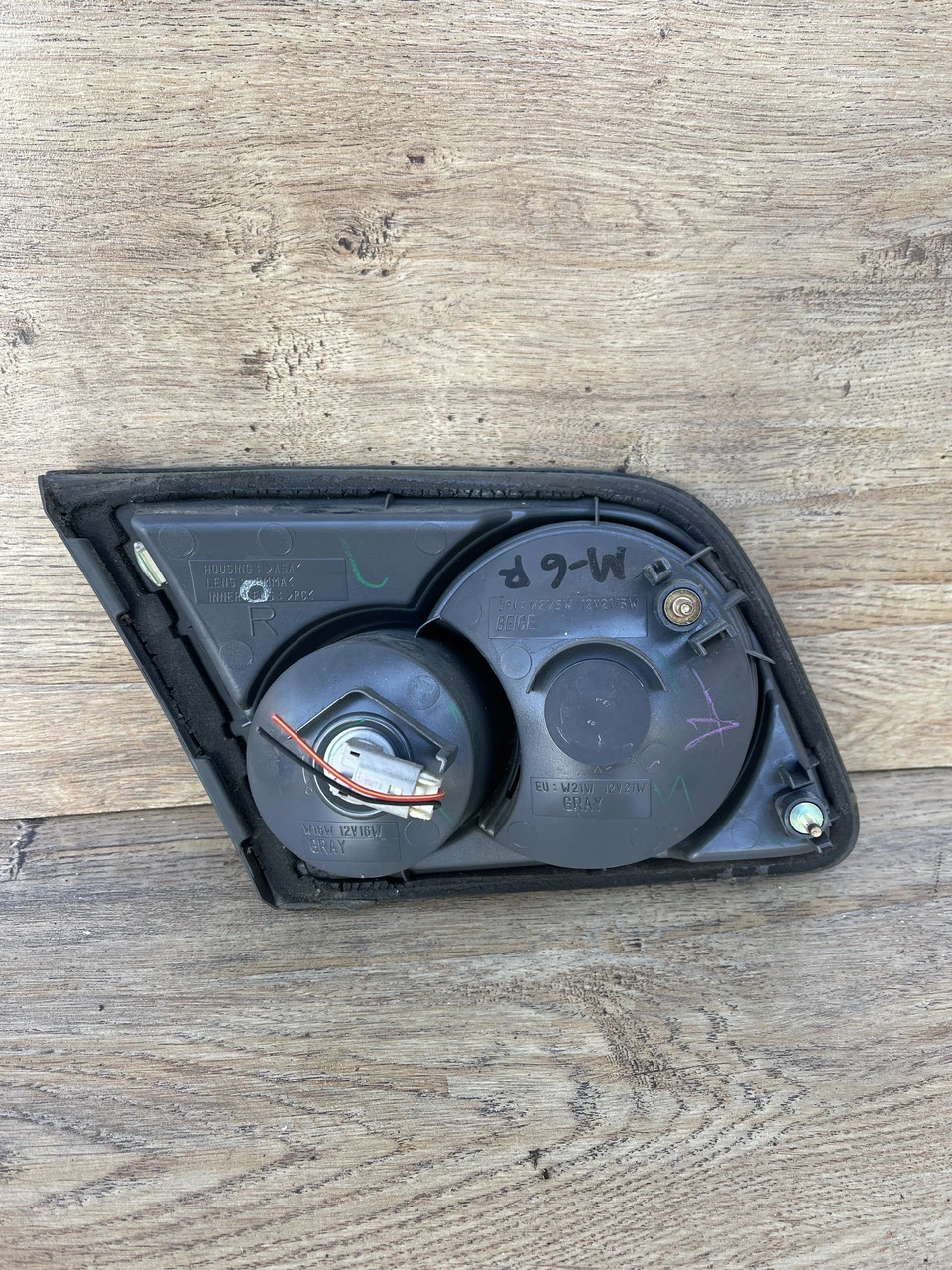 Ліхтар задній правий Mazda 6 gg в кришку багажника седан Фонарь стоп Мазда 6 - фото 3