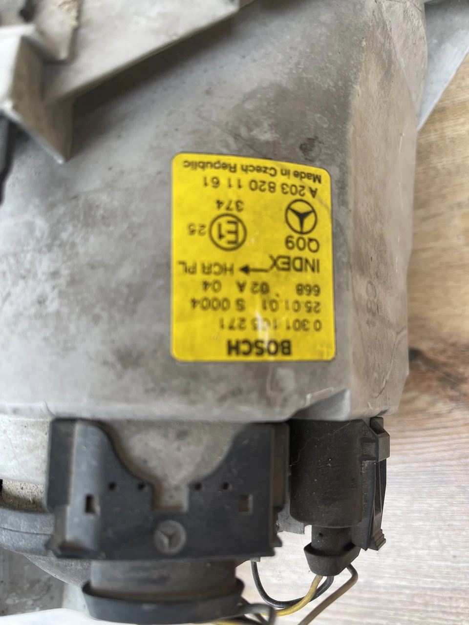 Фара ліва Mercedes Bens C-Klas W203 XENON 2000-2007р левая фара Мерседес В203 Ксенон - фото 4