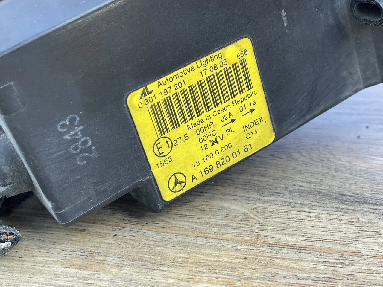 Фара ліва Mercedes A-class W169 2004-2008 Мерседес А-клас A1698200161 - фото 3