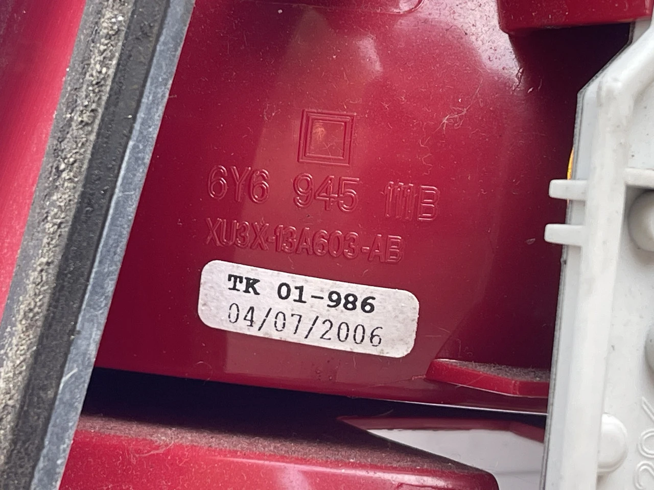 Ліхтар задній лівий Skoda Fabia 1 хєтчбек 2005-2007 левый стоп фонарь Шкода Фабія 1 6Y6945111B - фото 2