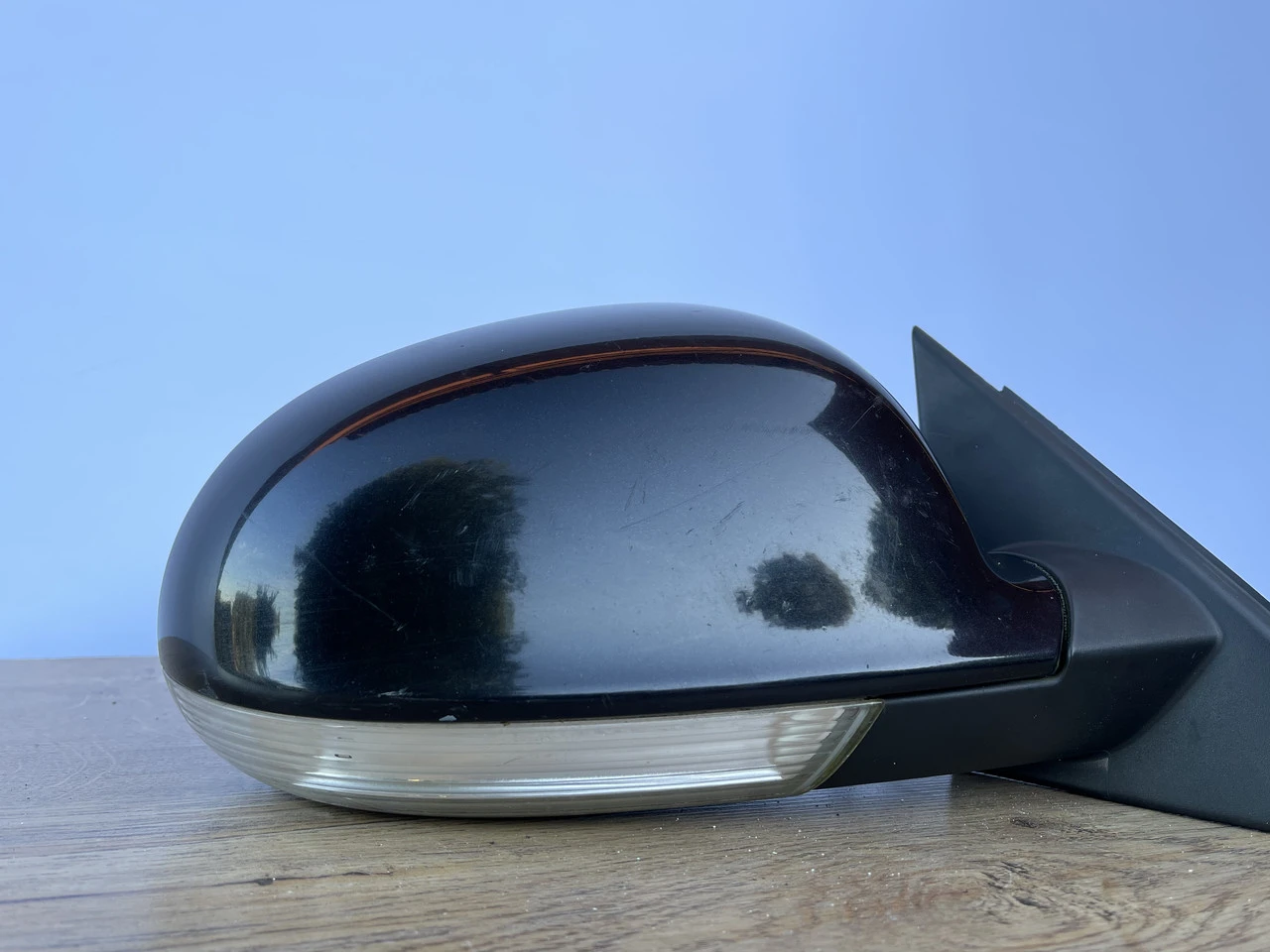 Зеркало правое с подсветкой Skoda Superb 11+4pin (06-08) зеркало Шопорно Б - фото 1