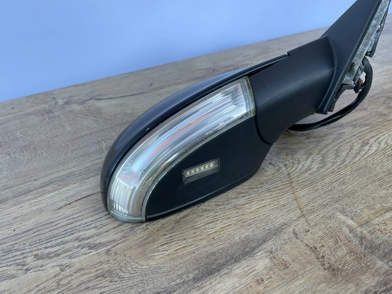 Зеркало правое с подсветкой Skoda Superb 11+4pin (06-08) зеркало Шопорно Б - фото 2