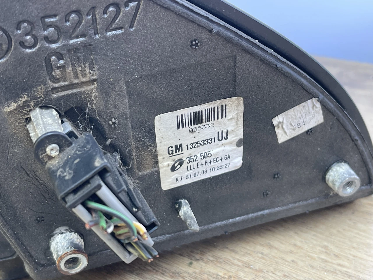 Дзеркало ліве Opel Vectra C 12пін 2002-2005 зеркало левое Опель Вектра С дорестайл 13253331 - фото 3