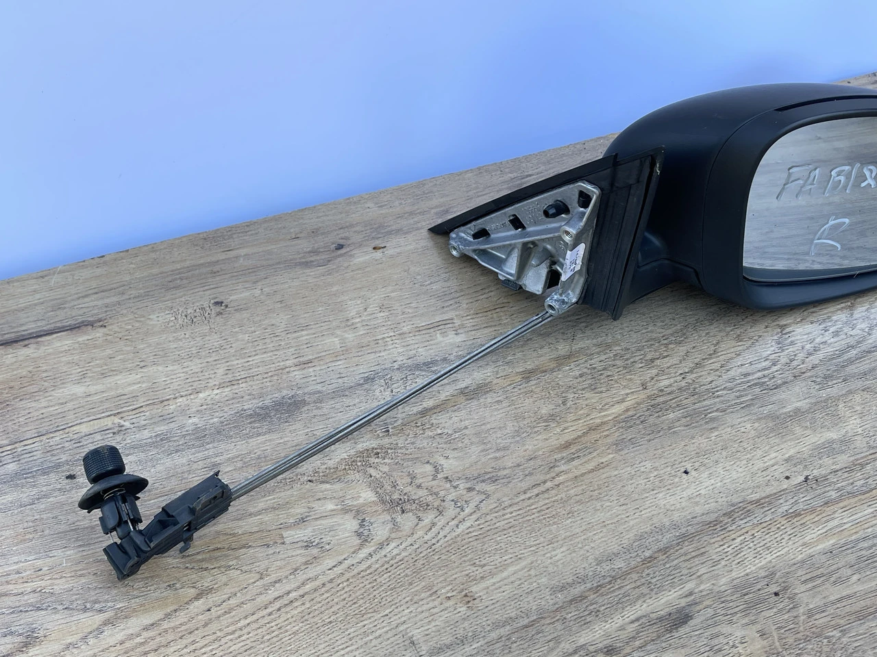 Зеркало правое Skoda Fabia 2 механическое 2007-2010 львое зеркало Шобья 2 - фото 1