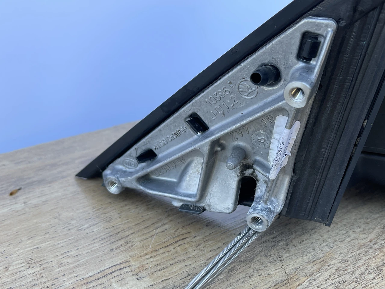 Зеркало правое Skoda Fabia 2 механическое 2007-2010 львое зеркало Шобья 2 - фото 3