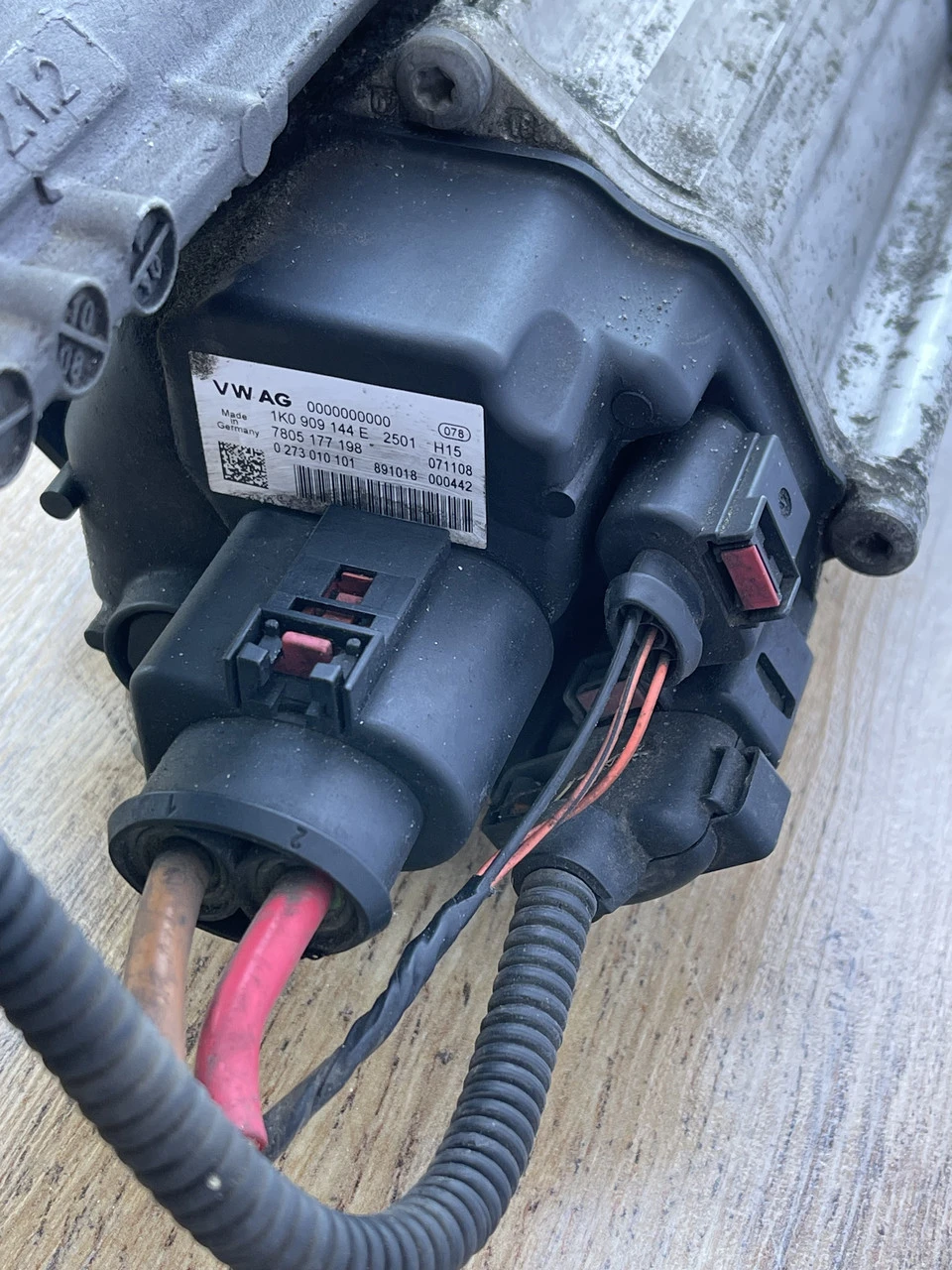 Рулевая рейка електро VW Caddy 2010-2015 Фольксваген Кадды 1K1423051DM 1K0909144E - фото 6