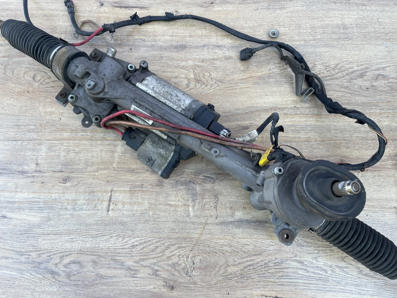 Рулевая рейка електро VW Caddy 2003-2010 Фольксваген Кадди 1K1423051BJ 1K1909144G - фото 1