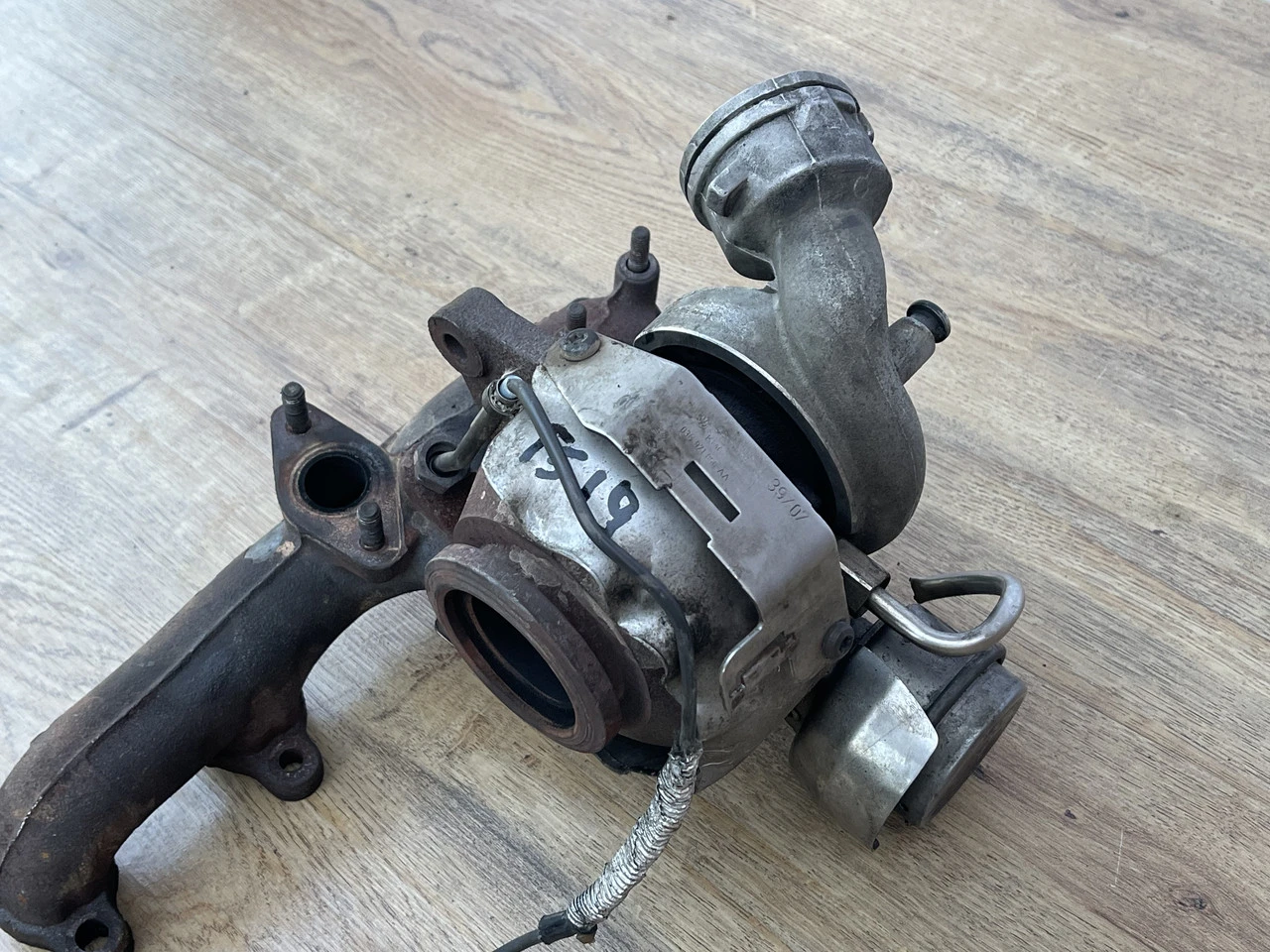 Турбіна VW Caddy 1.9 BLS Фольксваген Кадди 03G253014M - фото 6