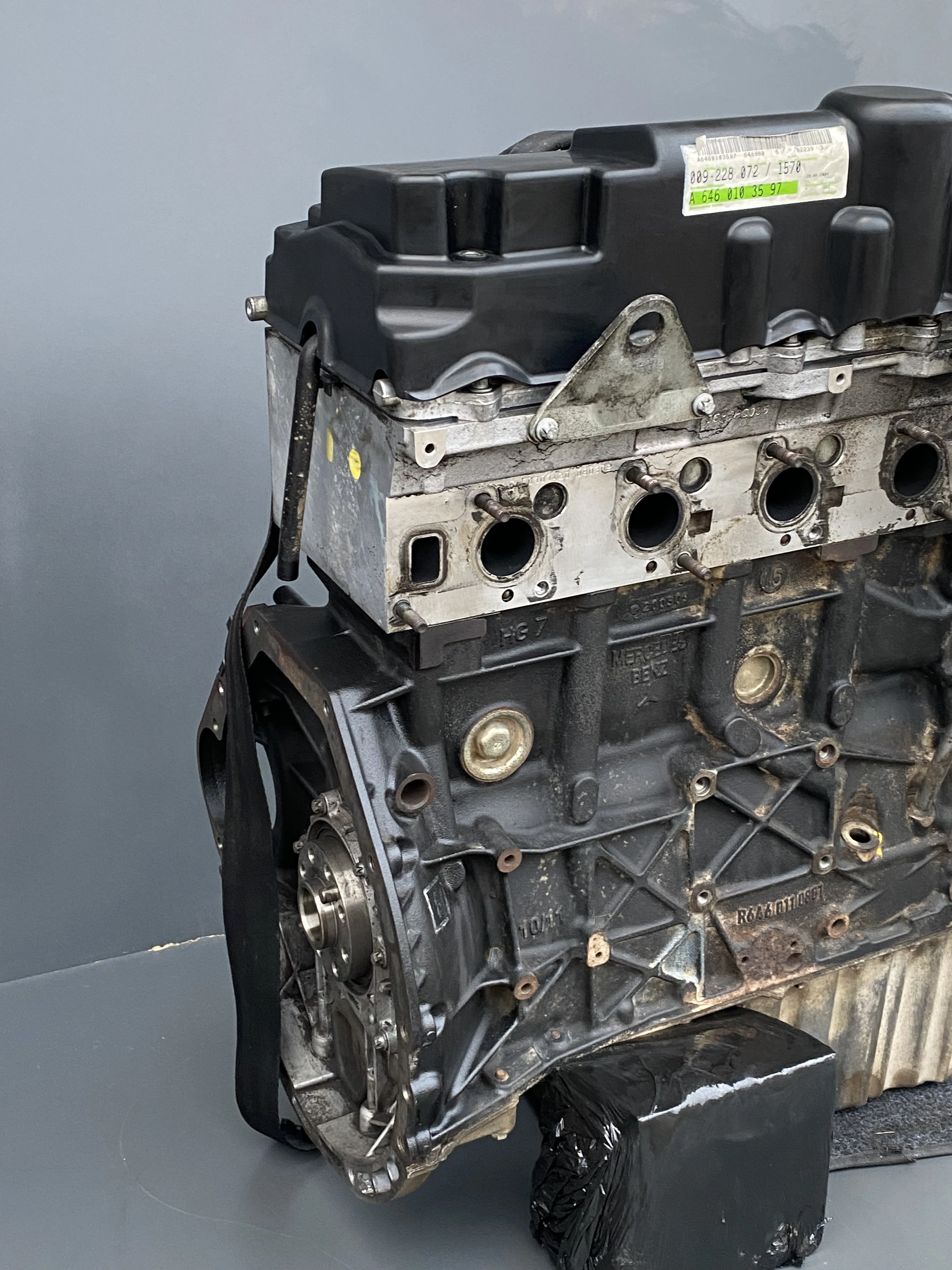 Двигун Mercedes Vito 639 2.2 om646 Мотор Мерседес Вито w639 - фото 3